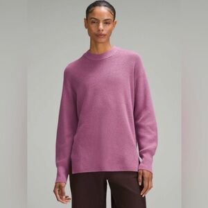 Lululemon NWT Merino Wool-Blend Rib Crewneck Sweater